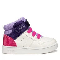 Buty dla dziewczynek - Sneakersy Geox B Eclyper B465MA 0BCBN C1030 S Biały - miniaturka - grafika 1