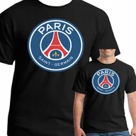 Koszulki męskie - Koszulka Psg Paris Saint Germain L 0207 Czarna - miniaturka - grafika 1