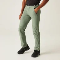 Odzież trekkingowa męska - Męskie spodnie trekkingowe Xert Stretch III Zip Off Zielony - miniaturka - grafika 1