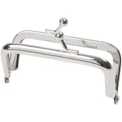 Pasmanteria - Bigiel z metalu do Torebki W: 8 cm - miniaturka - grafika 1