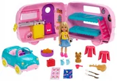 Lalki dla dziewczynek - Barbie Przyczepa Kempingowa Chelsea Lalka FXG90 - miniaturka - grafika 1