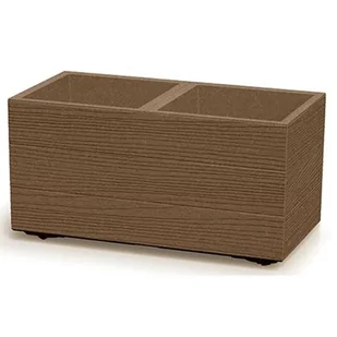 Donica PROSPERPLAST Madera Case ECO Wood DMA800W Naturo - Donice - miniaturka - grafika 1