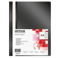Teczki i skoroszyty - Skoroszyt A4, PP office products, czarny 25szt. - miniaturka - grafika 1