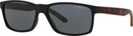 Okulary przeciwsłoneczne - Męskie okulary przeciwsłoneczne Arnette SLICKSTER AN 4185 FUZZY BLACK HAVANA/GREY 59/16/145 - miniaturka - grafika 1