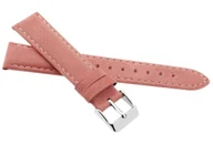 Akcesoria do zegarków - Skórzany pasek do zegarka 18 mm JVD R41520-18 łososiowy - miniaturka - grafika 1