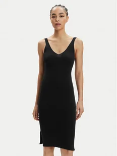 ONLY Sukienka letnia Lina 15286410 Czarny Slim Fit - Sukienki - miniaturka - grafika 1