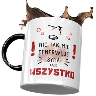 Kubek Czarny Dla Syna na Dzień Dziecka Prezent z Nadrukiem ze Zdjęciem + Opakowanie na prezent (wzór 02) - Kubki Kubek Czarny Dla Syna na Dzień Dziecka Prezent z Nadrukiem ze Zdjęciem + Opakowanie na prezent (wzór 02) - Kubki - miniaturka - grafika 1