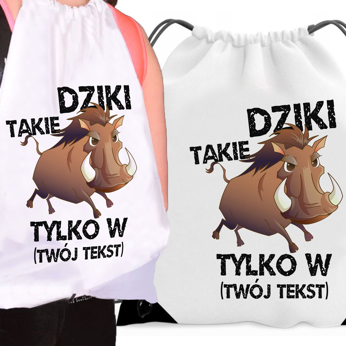 WOREK PLECAK DO SZKOŁY NA DZIEŃ CHŁOPAKA DZIECKA TAKIE DZIKI TYLKO PREZENT