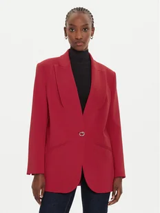 Pinko Marynarka Fontaine 104083 A20Q Czerwony Regular Fit - Marynarki i żakiety damskie - miniaturka - grafika 1