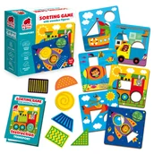 Gry planszowe - Gra edukacyjna Sortowanka transport Nowa - miniaturka - grafika 1