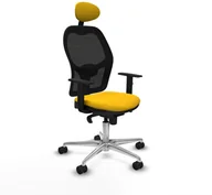 Fotele i krzesła biurowe - Krzesło Biurowe Piqueras y Crespo 1D086N1 Żółty - miniaturka - grafika 1