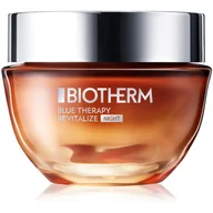 Kremy do twarzy - Biotherm Blue Therapy Amber Algae - Krem na noc do cery dojrzałej - miniaturka - grafika 1
