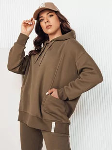 Bluza damska ALIEENS brązowa Dstreet BY1278-S - Bluzy damskie - miniaturka - grafika 1