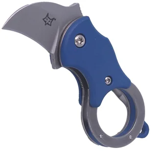 Nóż składany FOX Karambit Mini-KA FRN Blue, Bead Blasted (FX-535 BL) - Noże - miniaturka - grafika 4