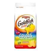 Krakersy - Goldfish Crackers Cheddar Colors 187g - miniaturka - grafika 1