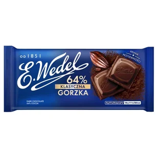 Wedel Czekolada Gorzka 90g CWED.0200 - Czekolada - miniaturka - grafika 1