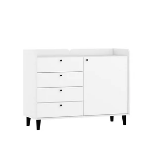 Komoda 1D4S DOL-03 Dolce MebloCross Craft Złoty / Biały Połysk - Komody - miniaturka - grafika 1
