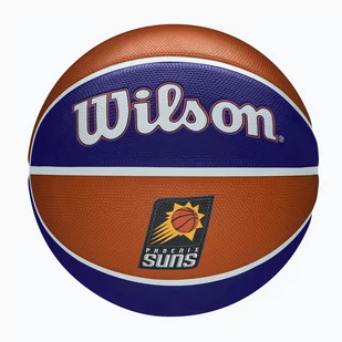 Piłka do koszykówki Wilson NBA Team Tribute Phoenix Suns violet rozmiar 7 - Koszykówka - miniaturka - grafika 1