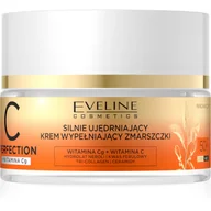 Kremy do twarzy - Eveline C Perfection Silnie Ujędrniający Krem wypełniający zmarszczki 50+ na dzień i noc 50ml - miniaturka - grafika 1