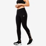 Spodnie sportowe damskie - Legginsy fitness damskie ADIDAS - miniaturka - grafika 1