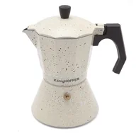 Zaparzacze i kawiarki - KonigHOFFER KAWIARKA DO ESPRESSO 300 ML VANILLA MARBLE TWORZYWO SZTUCZNE 5907558790146 - miniaturka - grafika 1