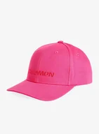 Czapki męskie - Czapka z daszkiem Salomon Logo Cap - beetroot purple - miniaturka - grafika 1