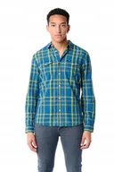 Koszule męskie - WRANGLER 2PKT FLAP SHIRT LEMON CHROM W5A56CY07 M - miniaturka - grafika 1