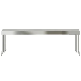 Półka na stół roboczy, 110x30x35 cm, stal nierdzewna Lumarko! - Wózki na żywność - miniaturka - grafika 6