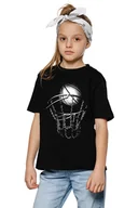 Koszulki dla dziewczynek - T-shirt dziecięcy UNDERWORLD Streetball czarny - miniaturka - grafika 1