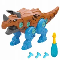 Figurki dla dzieci - 2 x ZESTAW DINOZAUR DO SKRĘCANIA ROZKRĘCANY ŚRUBOKRĘT MATADI - miniaturka - grafika 1