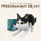 Klocki - Przeciągający się kot Klocki 1390 el. - miniaturka - grafika 1