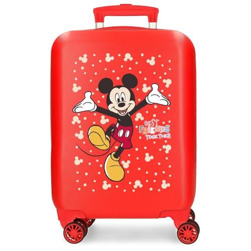 Joumma Disney Mickey Best Friends Together walizka kabinowa, Czerwone, walizka kabinowa