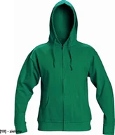 Odzież robocza - CERVA NAGAR - bluza z kapturem ściąganym sznurkiem 80% bawełna, 20% poliester - biały/jasnoszary XL - miniaturka - grafika 1