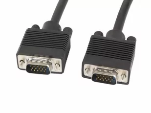 LANBERG LANBERG Kabel VGA Ferryt 3M M/M Ekran czarny (CA-VGAC-10CC-0030-B) - Kable komputerowe i do monitorów - miniaturka - grafika 2