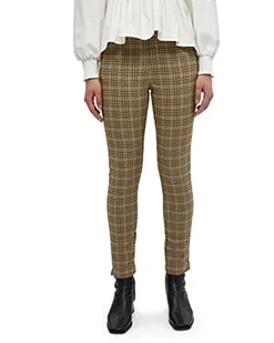 Minus 33 Spodnie damskie, Apple Green W kratkę, 66 PL - Spodnie damskie - miniaturka - grafika 1