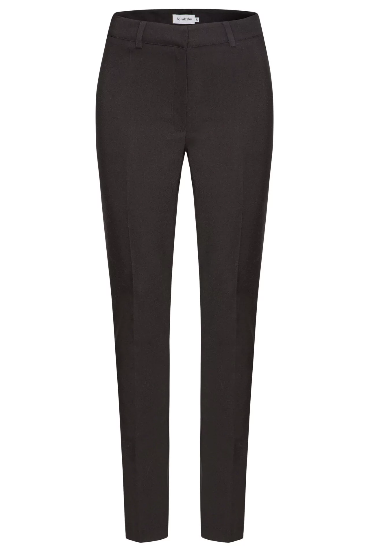 Klasyczne spodnie cygaretki : Kolor - Czarny, Rozmiar - 42 - Bombshe