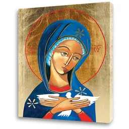 Obraz religijny na płótnie Pneumatofora - Matka Boża niosąca Ducha Świętego - Ikony i obrazy sakralne - miniaturka - grafika 1