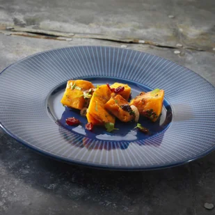 Steelite TALERZ ZE ŚREDNIM RANTEM WILLOW AZURE GOURMET 28,5 cm PORCELANA NIEBIESKA - Talerze - miniaturka - grafika 3