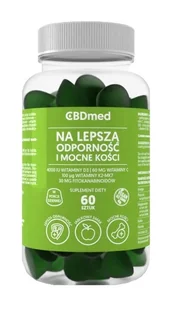CBDmed Na Lepszą Odporność i Mocne Kości Żelki, 60 sztuk - Przeziębienie i grypa - miniaturka - grafika 1