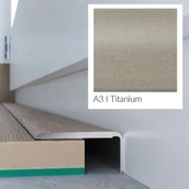 Listwy przypodłogowe - Arbiton Profil podłogowy CS25 zakończeniowy tytan 2,0 m - miniaturka - grafika 1