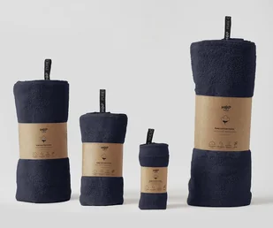 Ręcznik bawełniany Granatowy 50x100 HOP Design - Ręczniki - miniaturka - grafika 1