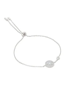 Fossil Bransoletka Glitz Extension JFS00519040 Srebrny - Bransoletki - miniaturka - grafika 1