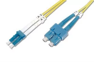 Digitus Patchcord światłowodowy, wielomodowy, OM 3, LC/LC, 1m DK-2932-01 - Kable światłowodowe - miniaturka - grafika 1