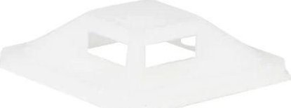 ProXtend Self Adhesive Cable Clips 25mm x 25mm White 50pcs in a bag