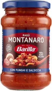 Włoski Sos Ragu Montanaro 300g - Barilla mięsny na włoski rynek pyszny - Szybkie dania obiadowe - miniaturka - grafika 1
