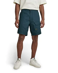 G-STAR RAW Męskie szorty sportowe, Blue (Nitro 9706-1861), 30W-Regularny - Spodenki damskie - miniaturka - grafika 1