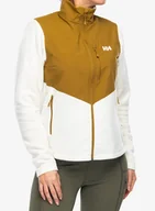 Bluzy sportowe damskie - Bluza z zamkiem damska Helly Hansen Daybreaker Block Jacket - snow - miniaturka - grafika 1