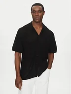 Koszule męskie - Michael Kors Koszula CS560FPFE5 Czarny Regular Fit - miniaturka - grafika 1