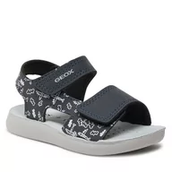 Buty dla chłopców - Sandały Geox B Sandal Lightfloppy B455SC 000CE C4211 Navy/White - miniaturka - grafika 1