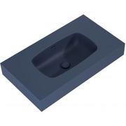 Umywalki - Elita Dimple umywalka 80,6x46 cm ścienna prostokątna niebieski mat 168857 - miniaturka - grafika 1